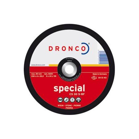 DISCO DESBASTE DE PIEDRA SPECIAL 115*6*22,2