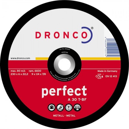 DISCO DE DESBASTE PARA METAL PERFECT 115*6*22,23