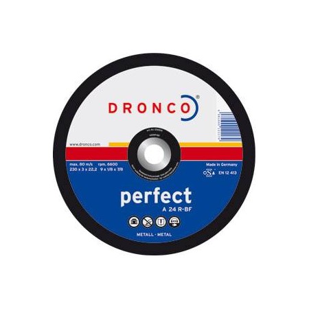 DISCO DE CORTE  METAL PERFECT. 230*3*22,23