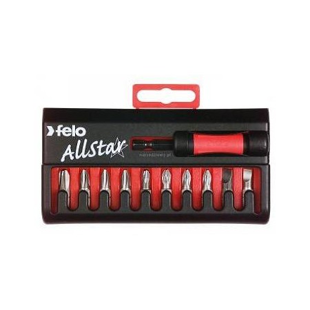 JUEGO PUNTAS CON ADAPATADOR FELO ALLSTAR