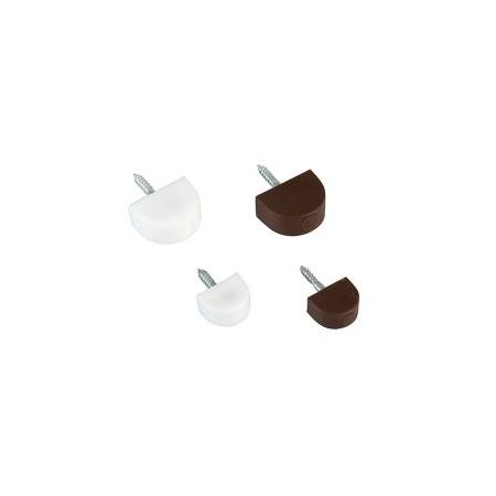 BOLSA 50 UDS SOPORTE ESTANTE BLANCO 14mm