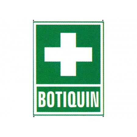 Cartel botiquin 30*20 cm