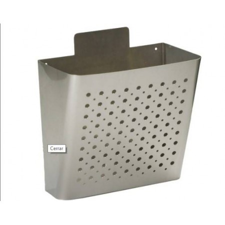 CESTA DE  PUBLICIDAD ACERO INOXIDABLE