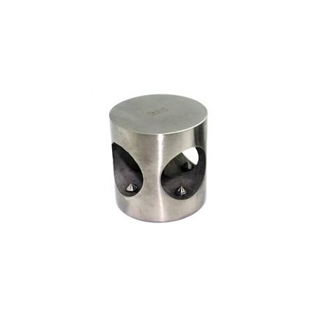 UNION TUBO 3 AJUGEROS (90º  Y 1,80º) ACERO INOX