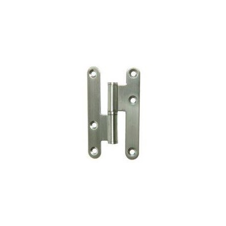 PERNIO CON REMATE PLANO NIQUEL IZQUIERDA 95*53 mm