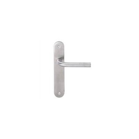 Manivela placa larga Inox acabado satinado 02SS