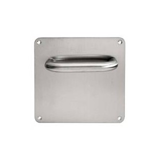 Manivela placa cuadrada acabado satinado 01PS17