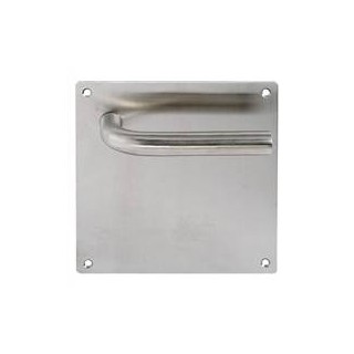 Manivela placa cuadrada acabado satinado 02PS17