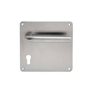 Manivela placa cuadrada acabado satinado 02ET17