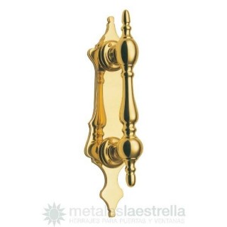 LLAMADOR COLUMNA LATÓN BRILLO 215