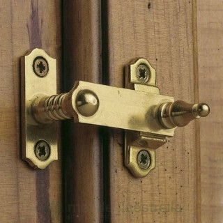 ALDABILLA LATÓN MATE CON CUELLO DE 30 mm