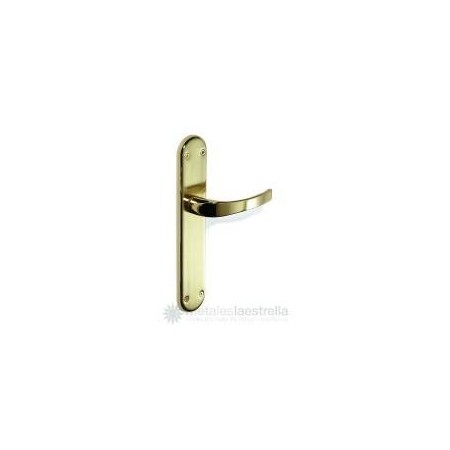 Manilla Pino con Placa 250x50 mm brillo satinado
