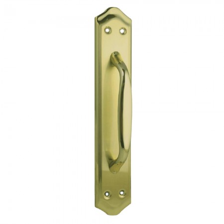 Manillon con placa brillo satinado 255x46mm