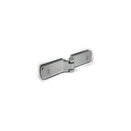 Bisagra cristal GDK043 PS Cromo Brillo