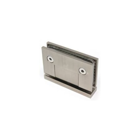 Bisagra simple giratoria para cristal Inox