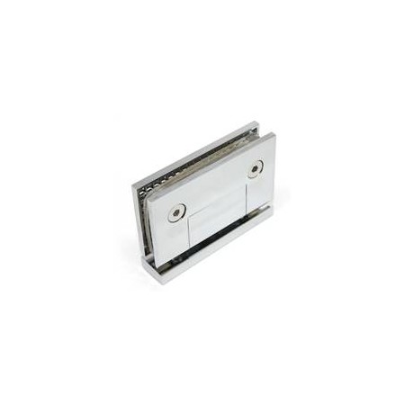 Bisagra simple giratoria para cristal Inox Brillo