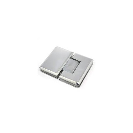Bisagra simple para cristal VZ180 NP Cromo Brillo