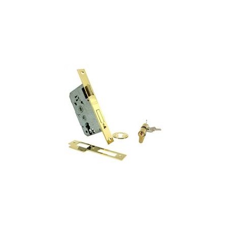 Cerradura seguridad P47ETCGP acabado Latón