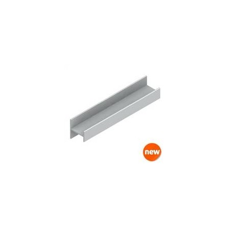 Perfil "H" horizontal Y11-16B Lacado Blanco