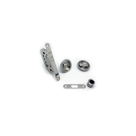 Kit puerta corredera con petaca P4120 SN Niquel