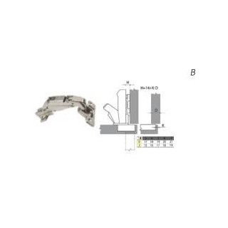 BISAGRA ESPECIAL SUPERCODO S/TACO APERT.165º