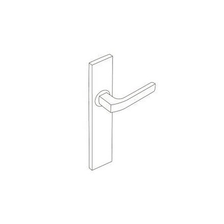 JGO. PLACA LARGA  PLA0319A ALUMINIO SATINADO