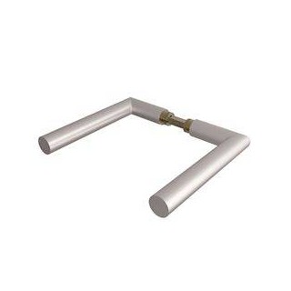 JGO MANETAS TUBULAR CANTO RECTO INOX SAT S/ROSETA