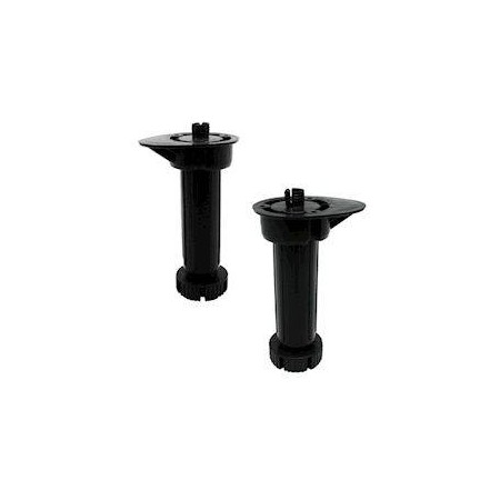 PATA ECO REGULABLE 13-19cm C/PIVOTE D13mm NEGRO