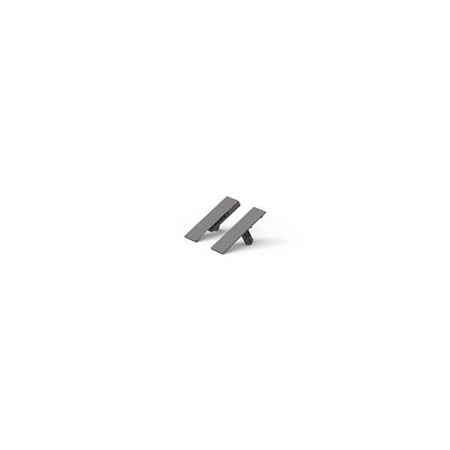SOPORTES FIJACION DELANTEROS H185mm, GRIS PIZARRA