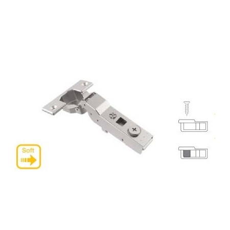 BISAGRA HIDRAULICA ACODADA DE Ø35mm CON CLIP ON AP