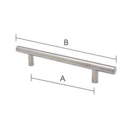 TIRADOR COCINA CILINDRICO 12*288mm