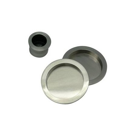 KIT PTA CORREDERA REDONDO D56, UÑERO, SATINADO