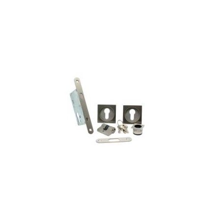 KIT PTA CORRED CUADRADO 50X50 C/BOMBILLO, SATINADO