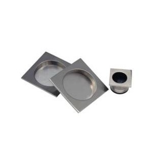 KIT PTA CORREDERA CUADRADO 50X50, UÑERO, SATINADO