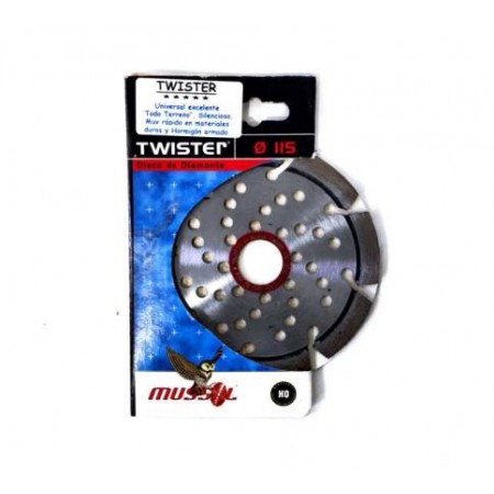 DISCO DE DIAMANTE TWISTER MUSSOL 115