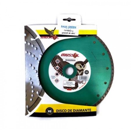 DISCO DE DIAMANTE BASSGREEN MUSSOL 230