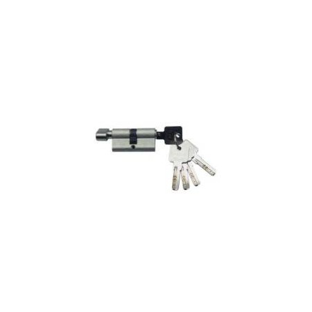 CILINDRO EUR.60mm C/CONDENA LLAVE SEG. NIQUEL