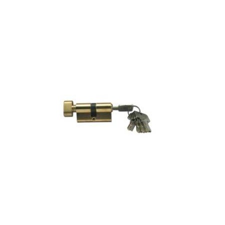 CILINDRO EUR.70mm C/CONDENA LLAVE SEGURIDAD DORADO