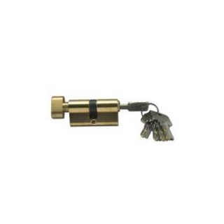 CILINDRO EUR.70mm C/CONDENA LLAVE SEGURIDAD NIQUEL