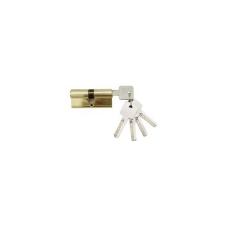 CILINDRO DE SEGURIDAD 35+35 DOBLE EMBRAGUE, NIQUEL