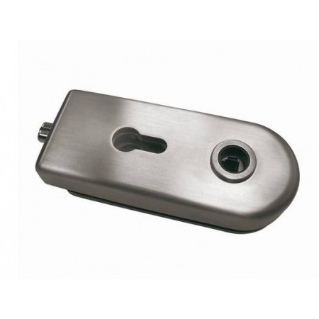 CERRADURA MAGNÉTICA P/VIDRIO S/CILINDRO, SATINADO