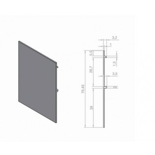 EMBELLECEDOR GUIA PTA CORREDERA (METRO)