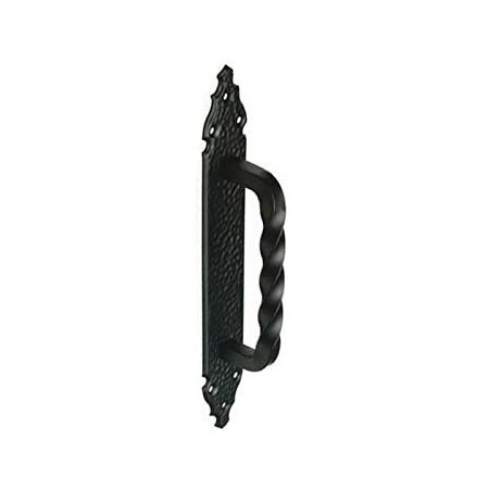 Manillon forja negro con placa martilleada