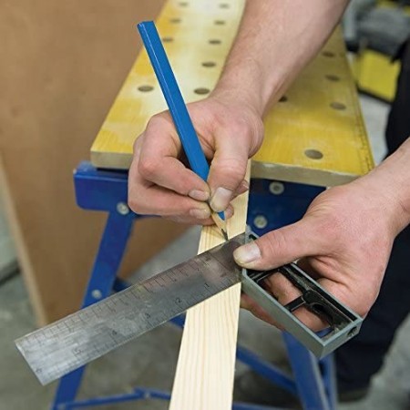 Lápices para carpintero y sacapuntas, 13 pzas