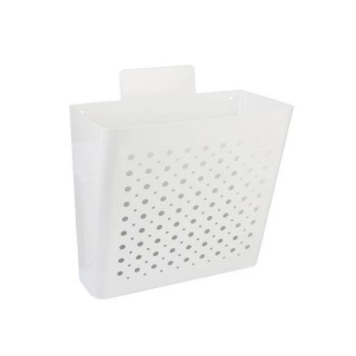 CESTA DE PUBLICIDAD ACERO BLANCA 