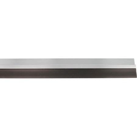 Burlete de aluminio de sobreponer para puertas.