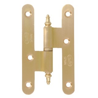 PERNIO DE IZQUEIRDA LATON CON REMATE  95*52*2,3 mm