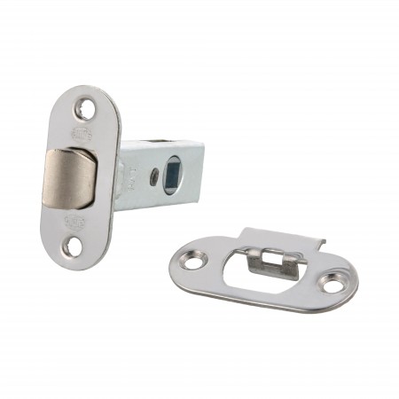 PICAPORTE PARA PUERTA NIQUELADO