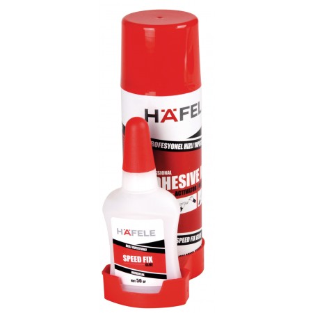 KIT CIANOCRILATO 50 gr+ACTIVADOR 200ml HAFELE